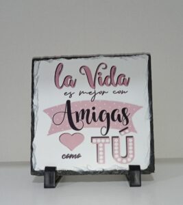 Placa piedra pizarra